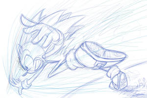 Sonic runnig/Sketch