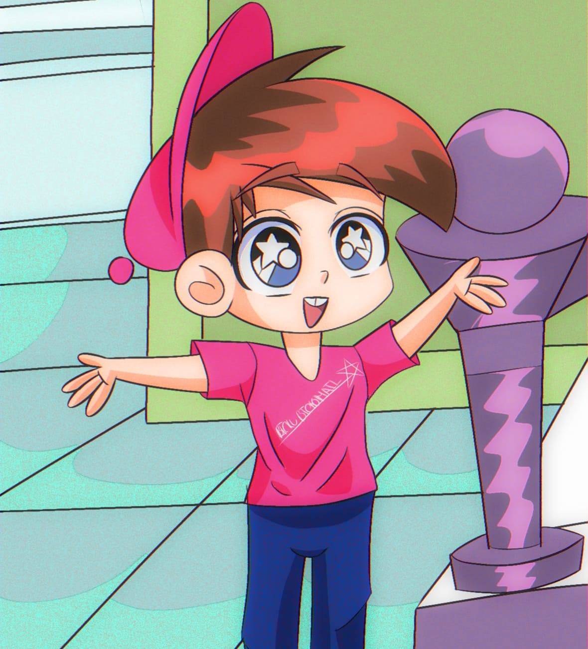 Timmy Timmy Turner Fairy odd parents anime retro 90's by Biku-Bickomail on ...