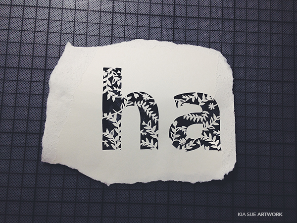 letter test cut