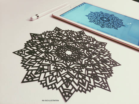 mandala papercut