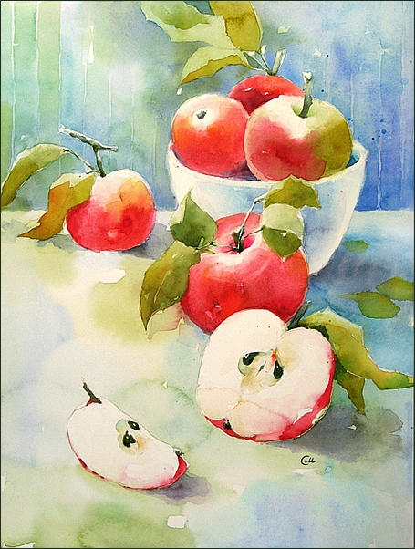 Apple Season by cmwatercolors Apple Season by cmwatercolors