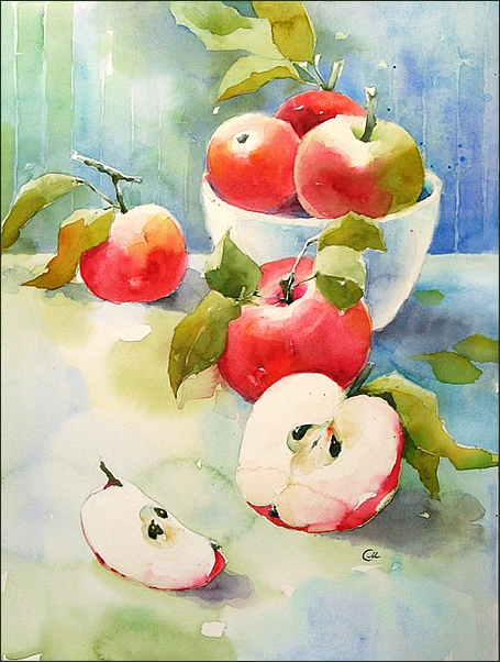Apple Season by cmwatercolors Apple Season by cmwatercolors