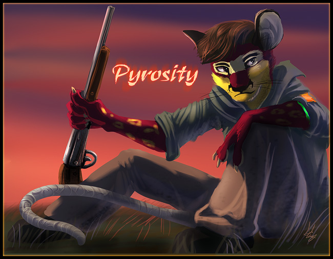 Pyrosity Speedpaint badge