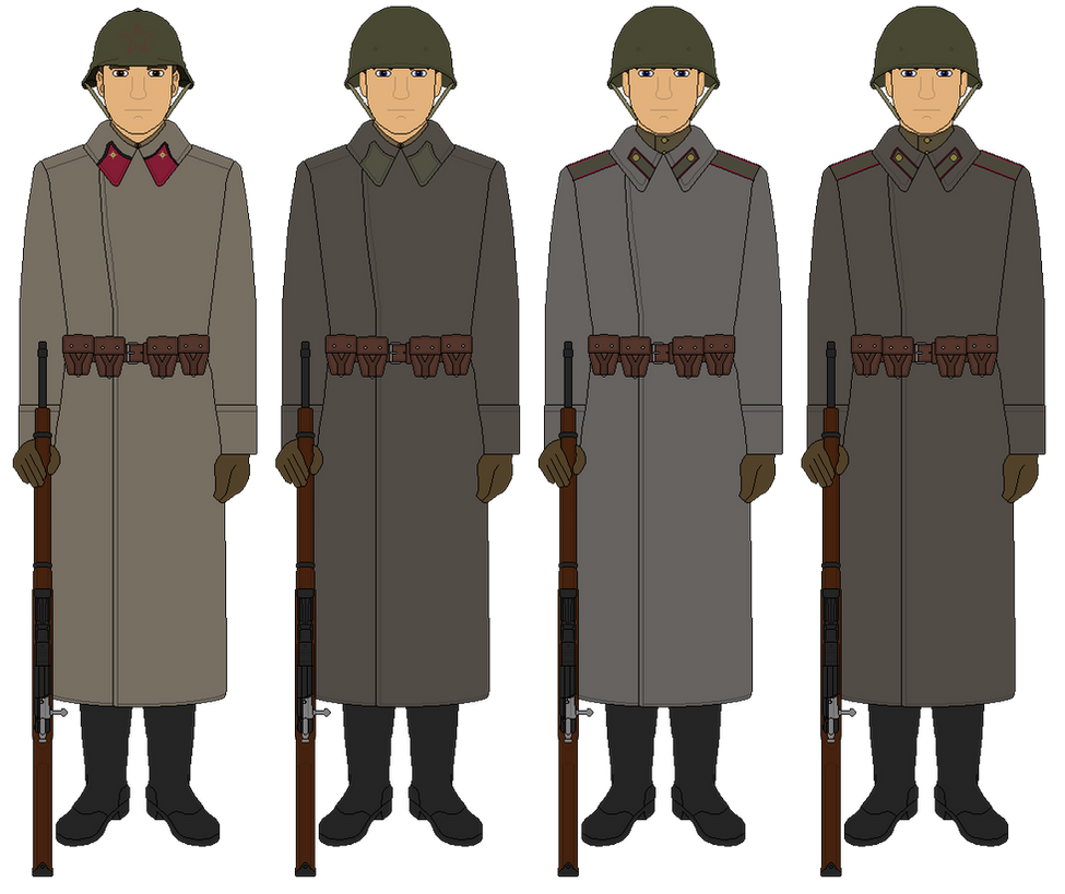 ww2 soviet infantry (m41 overcoat) Minecraft Skin