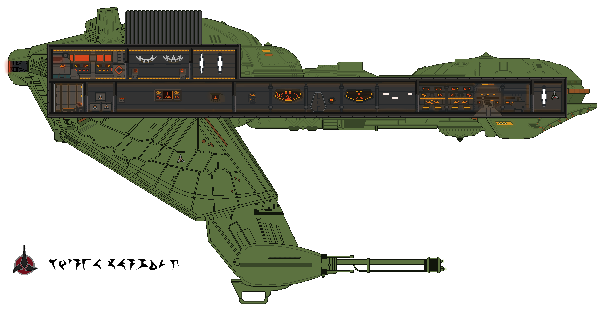 Klingon B'rel Class Scout Ship - Circa 2365 by JoeyLock on DeviantArt