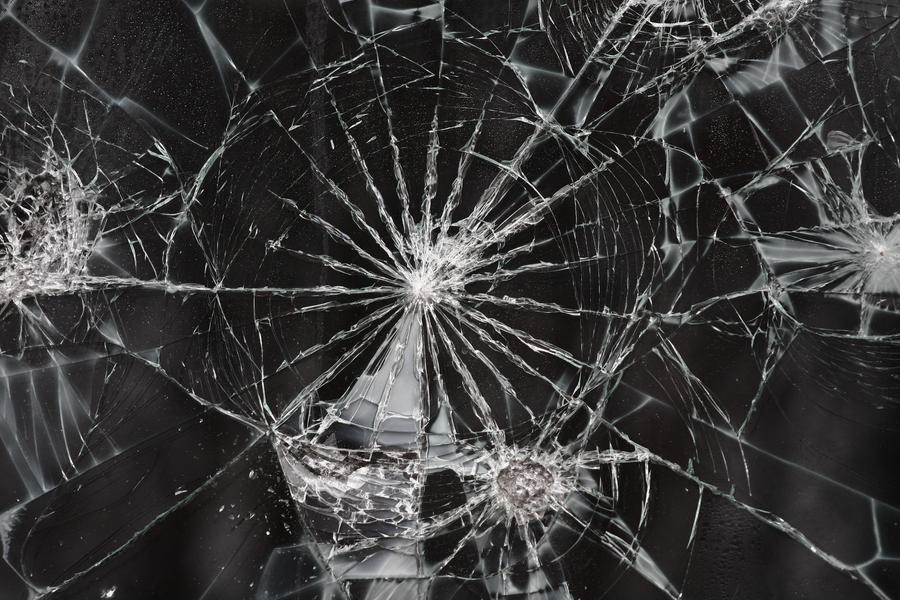 Cracked Glass Texture I by EverythingIsInStock