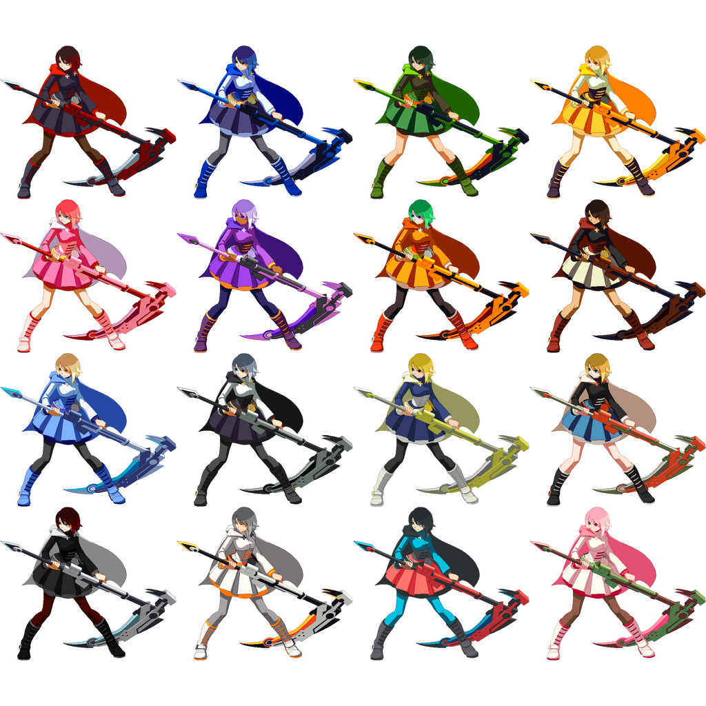 BBTag Ruby Colors by TaintedOneNinja on DeviantArt