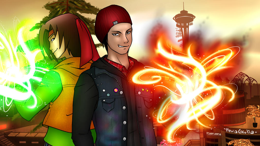 [Commission] Delsin e Otakuman