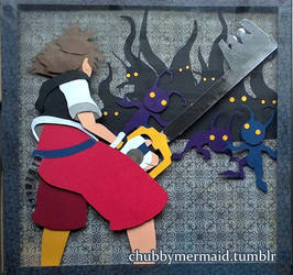 Kingdom Hearts Shadowbox by ChubbyMermaid-Tumblr