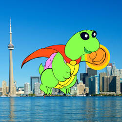 Turtle over Toronto