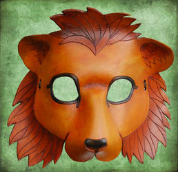 Leather Lion Mask