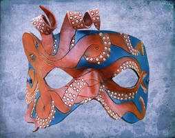 Leather Octopus Mask