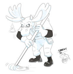 OC Commission: Sweeps the Janitor