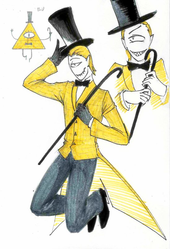 Gravity falls fanart bill cipher. 