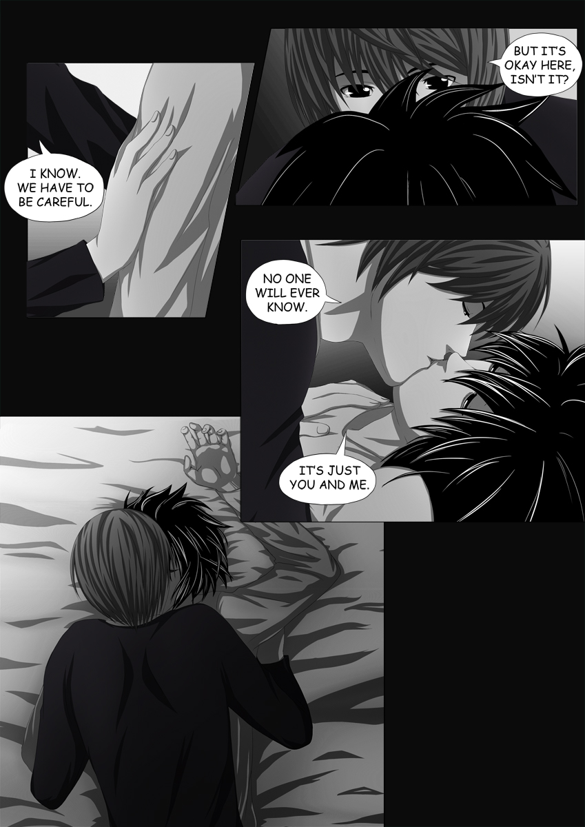 Death Note Doujinshi Page 87 by Shaami on DeviantArt Death Note Doujinshi Page 87 by Shaami on DeviantArt