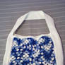 Blue and White Granny Square Tote