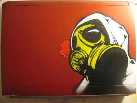 Gasmask Stencil