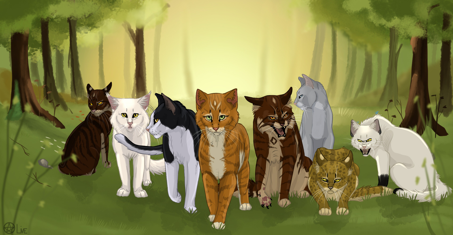 Firestar .:Warrior Cats:. rivstars - Illustrations ART street