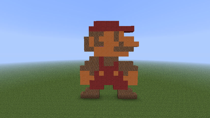 Mario in Minecraft by DiziQPl on DeviantArt