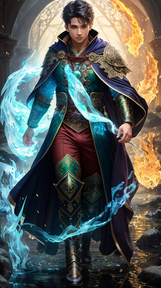 Astarian Walking between the Flames by Basner on DeviantArt