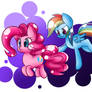 Mlp Rainbow Dash and Pinkie pie