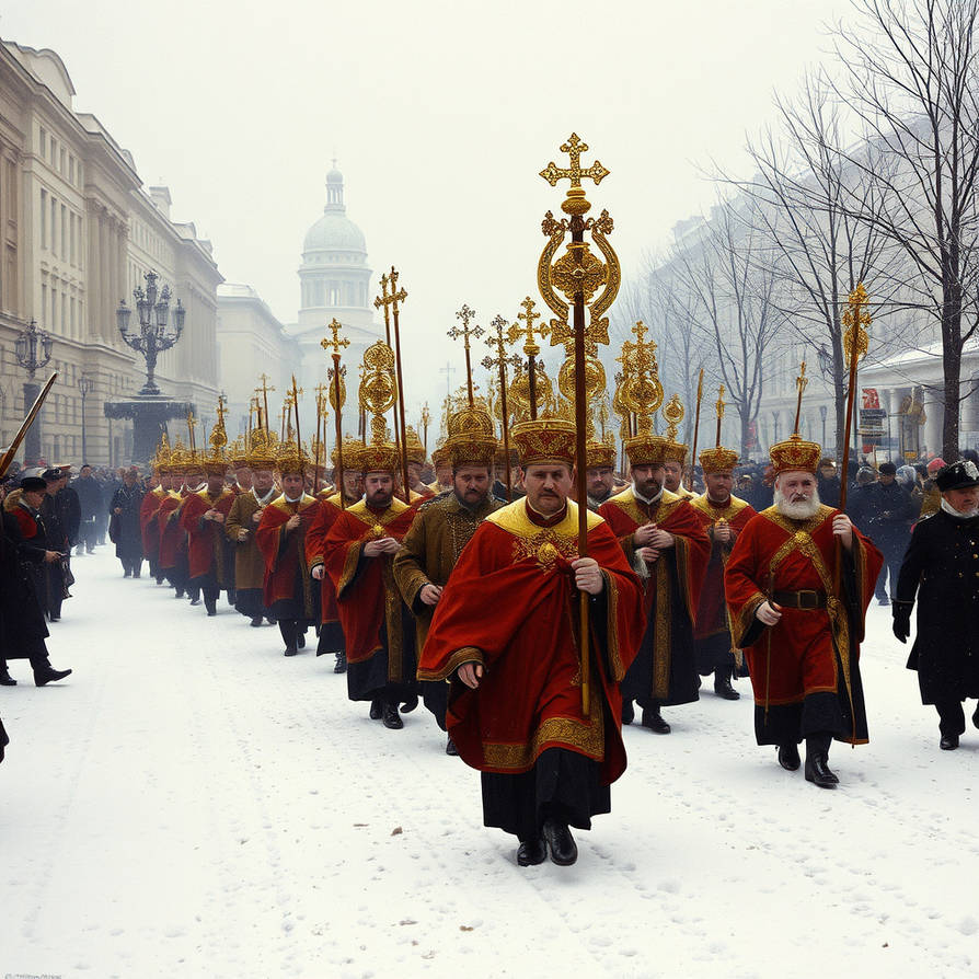 Popular Orthodox Rally A Russian Orthodox religious procession by Tamaainareo on DeviantArt