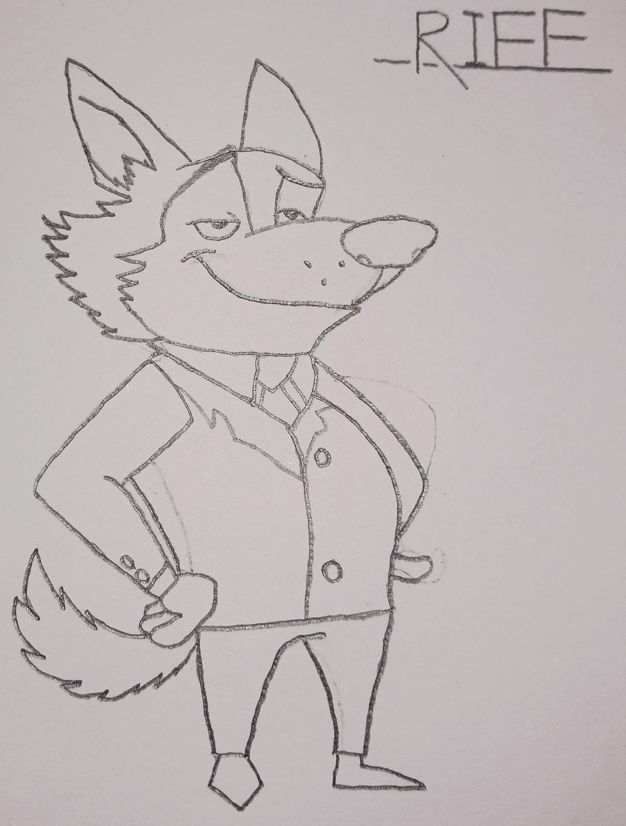 My Drawing of Riff from Rock Dog by ginniebird on DeviantArt