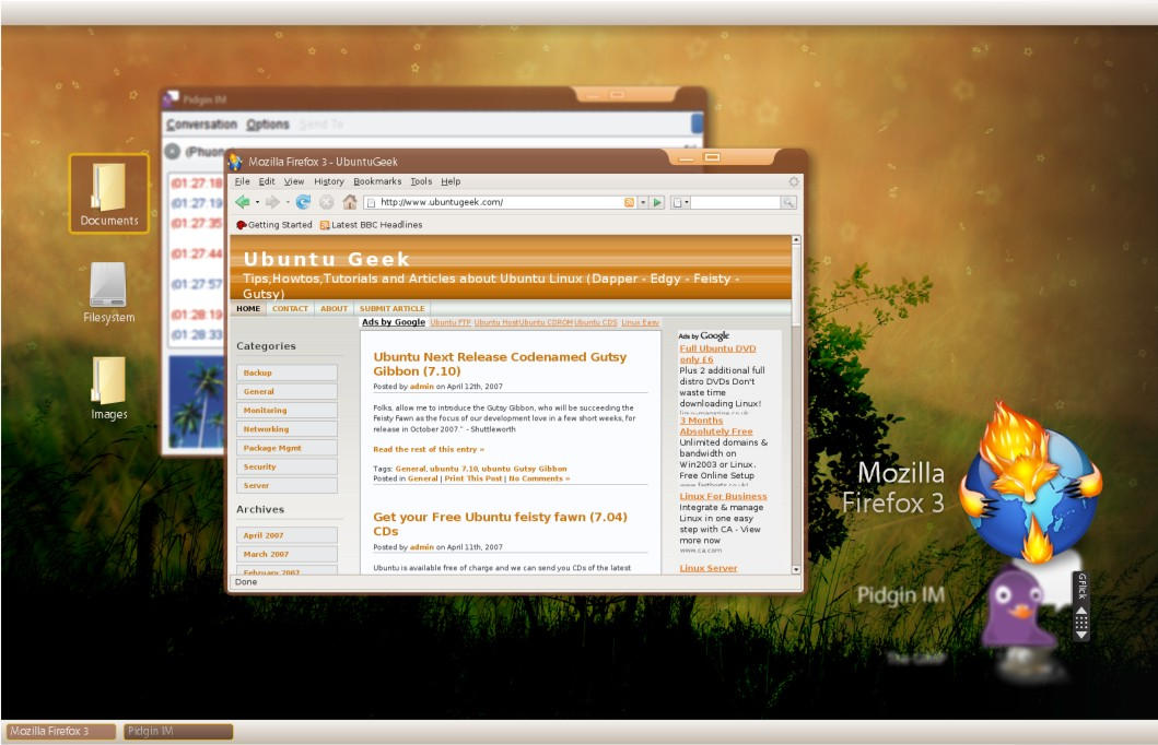 Ubuntu 8.04Hardy Heron mystyle