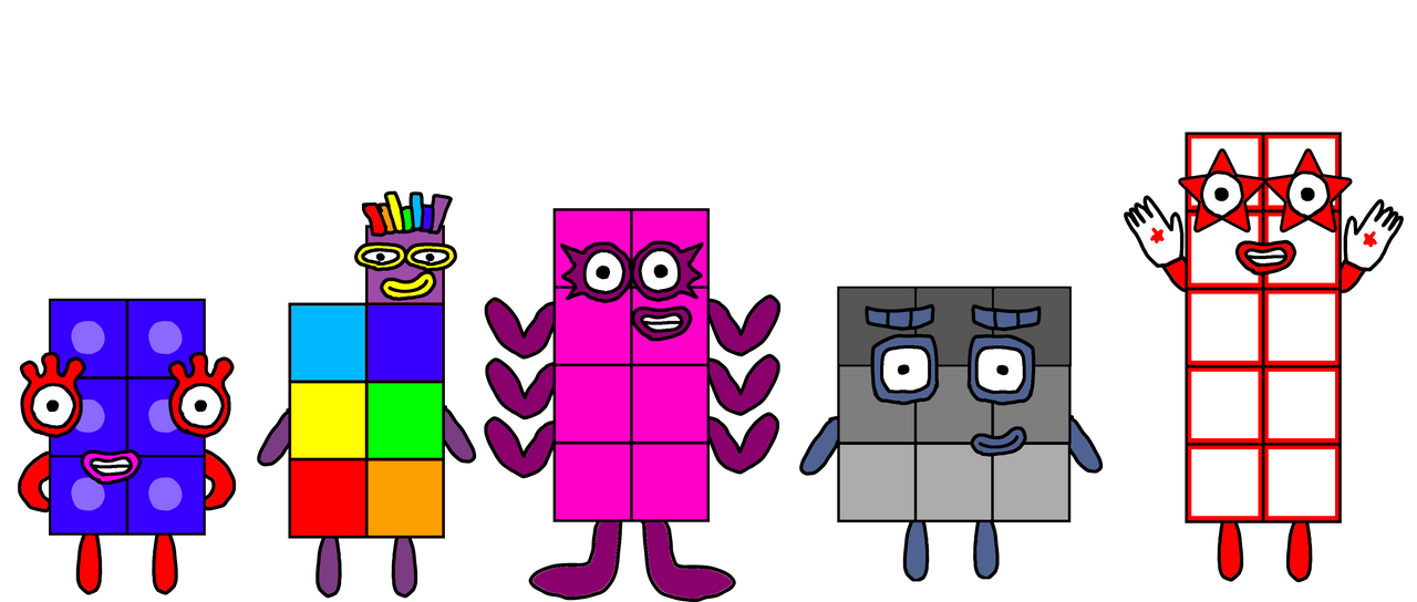 The Numberblocks and Friends Characters (2) by LuisGamequbaChannel on ...