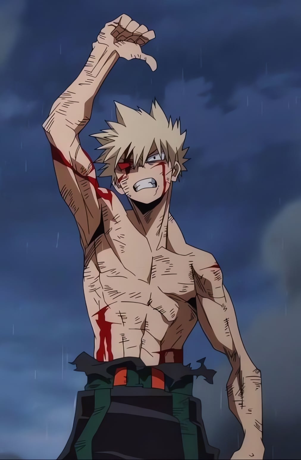 Bakugou Muscles 1 by GeorgeHanser on DeviantArt