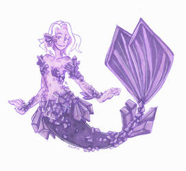 Amethyst mermaid