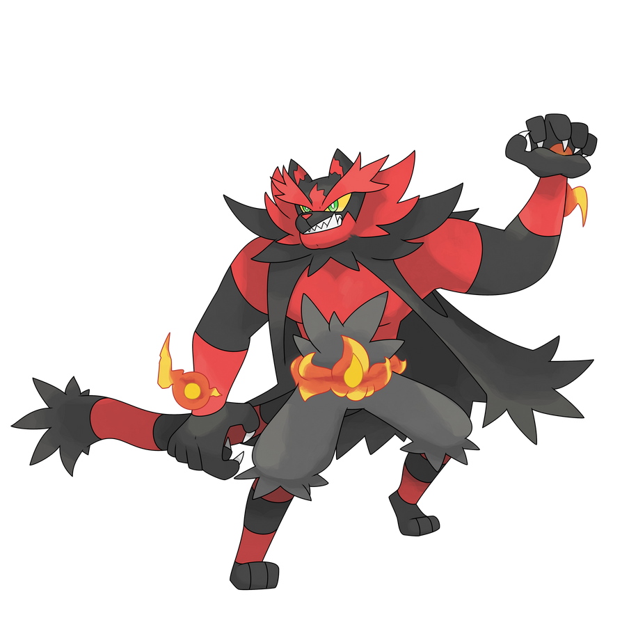 Mega Incineroar by slickedbackArtisan on DeviantArt