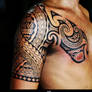 Polynesian / Maori half sleeve and chest plate 2