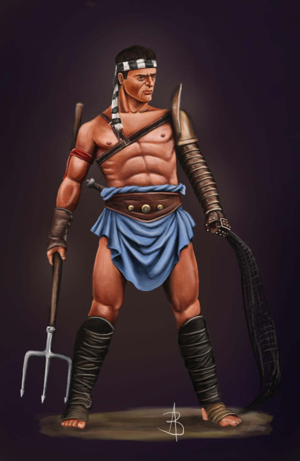 Retiarius Gladiator by sandu61 on DeviantArt