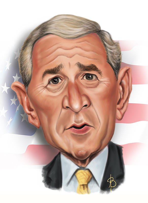 George W. Bush by sandu61 on DeviantArt