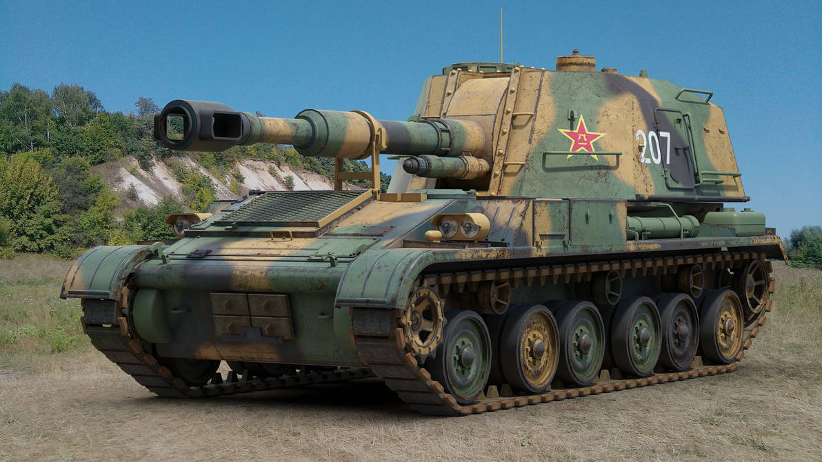 Chinese Type 83 SPH by sandu61 on DeviantArt