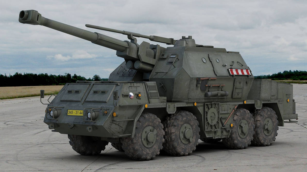 Spgh 152mm SpGH DANA by sandu61 on DeviantArt
