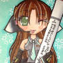 Copic Miku Cosplay Chibi ACEO