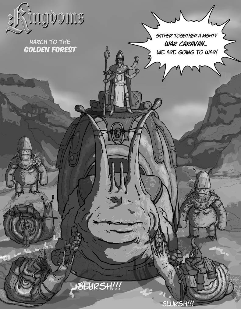 Kingdoms Deviantart Kingdoms Webcomic Splash Page Manga Fantasy Series by Gargantuan-Media ...