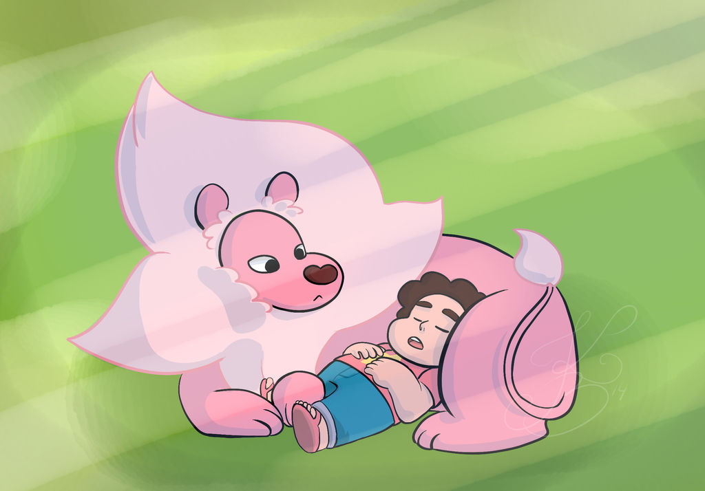 Steven And Lion by Keali