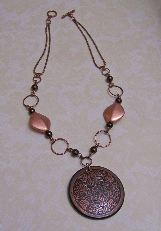 Copper ring choker