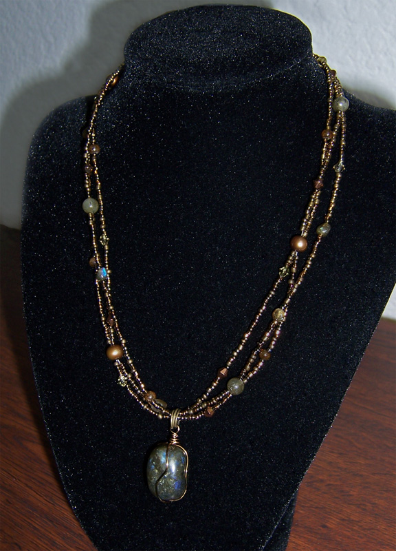 Labradorite necklace