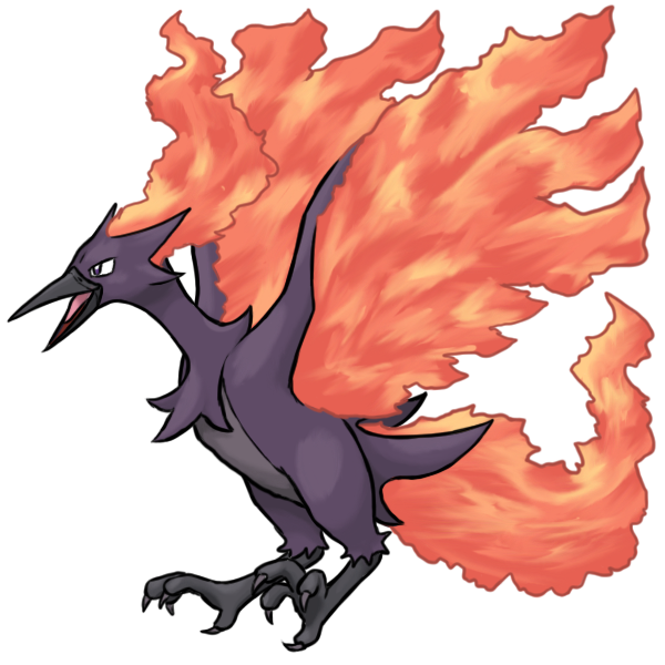 Mega-Moltres: Shiny by TheCompleteAnimorph on DeviantArt