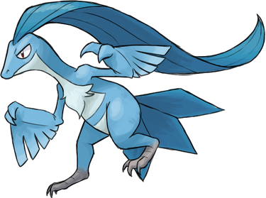 Mega Articuno, Zapdos, and Moltres - Updated by TheCompleteAnimorph on  DeviantArt
