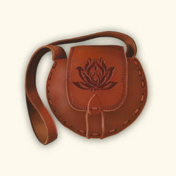 Lotus Leather Bag