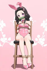 Nezuko Kamado bunny 2