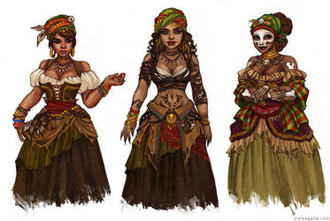 Cinders concept art. Voodoo. by vinegar