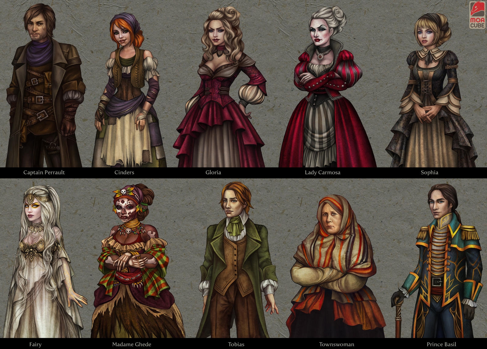 Cinders - characters by vinegar on DeviantArt