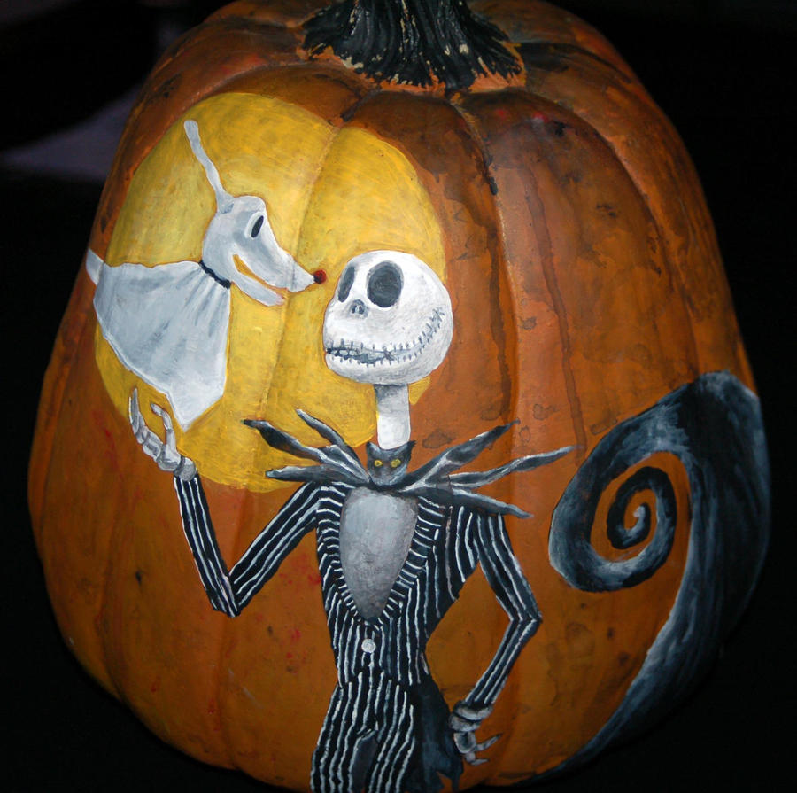 A Nightmare Before Christmas Pumpkin Painting by eureeka14 on DeviantArt