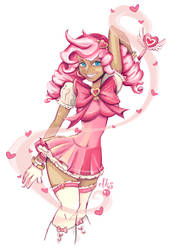 Magical Girl in Pink